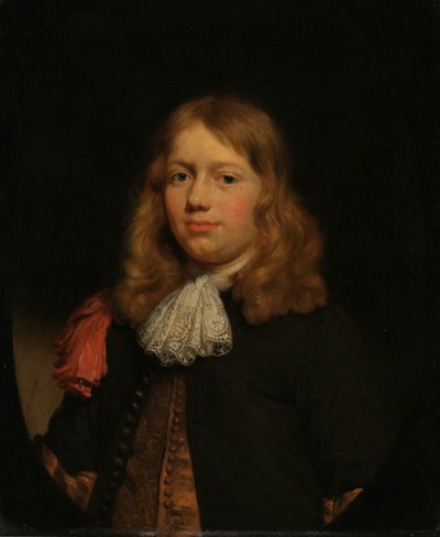 Portret młodego mężczyzny autorstwa Nicolaes Maes (attributed to)