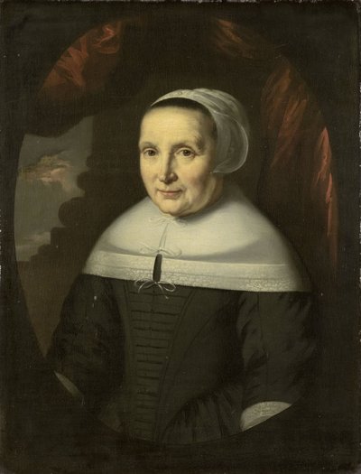 Portret Aeltje Denijs (ur. 1598/99) autorstwa Nicolaes Maes (copy after)