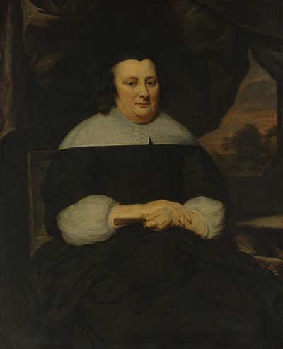 Portret kobiety, ca. 1665-70. autorstwa Nicolaes Maes