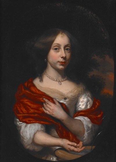 Portret młodej damy autorstwa Nicolaes Maes