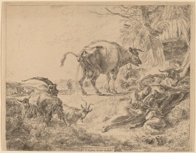 Krowa Sika autorstwa Nicolaes Pietersz Berchem
