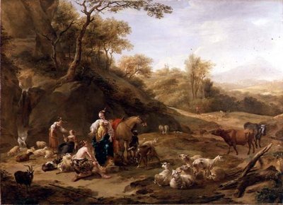 Granida i Daifilo autorstwa Nicolaes Pietersz. Berchem