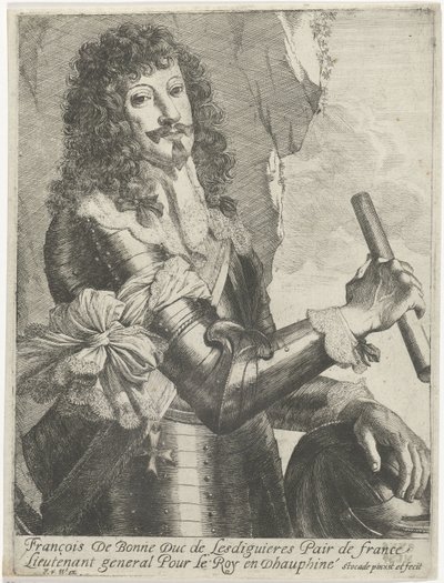 Portret François de Bonne-Lesdiguières-de Créqui autorstwa Nicolaes Van Helt Stockade