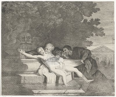 Zuzanna i Starsi autorstwa Nicolaes Van Helt Stockade