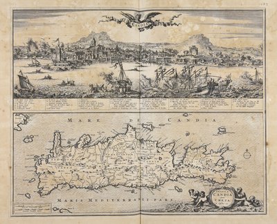 Insula Candia olim Creta / N. Visscher exc. autorstwa Nicolaes Visscher
