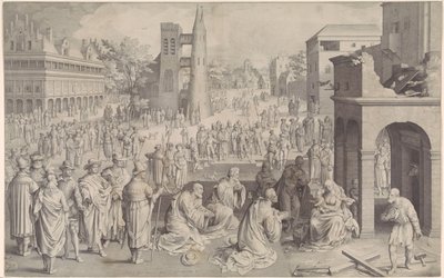 Adoracja Królów autorstwa Nicolaes de Bruyn