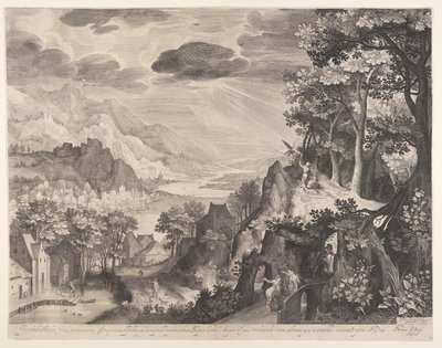 Ofiara Abrahama autorstwa Nicolaes de Bruyn
