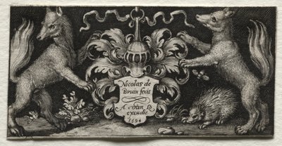 Herb autorstwa Nicolaes de Bruyn