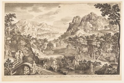 Ozeasz i prostytutka Gomer autorstwa Nicolaes de Bruyn