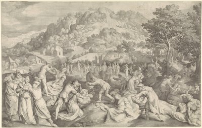 Dzieciobójstwo w Betlejem autorstwa Nicolaes de Bruyn