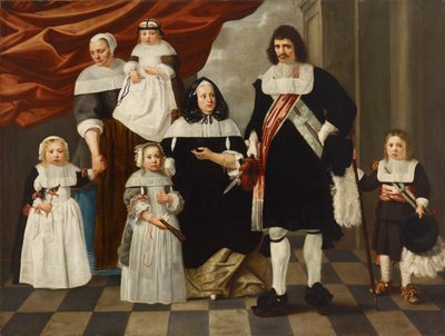 Portret rodziny. autorstwa Nicolaes de Helt Stockade