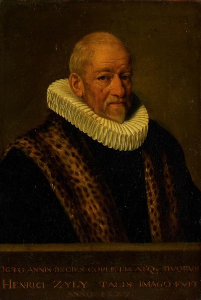 Portret Henricusa van Zijla (1545-1627) autorstwa Nicolaes van Borculo