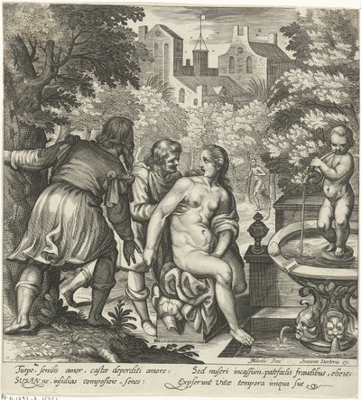 Zuzanna i Starsi autorstwa Nicolaes van Geelkercken