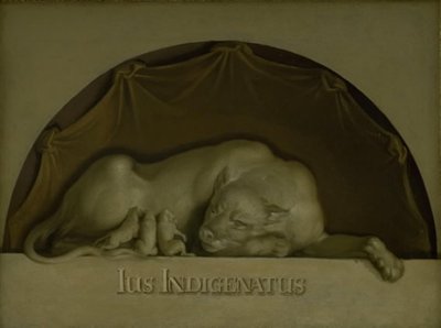 Alegoria o prawie obywatelstwa autorstwa Nicolai Abildgaard