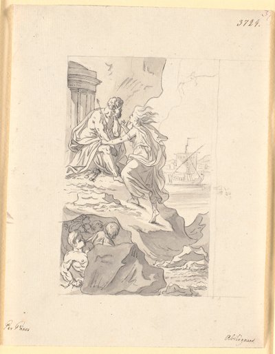 Avind w Æolus. „Peder Paars”. 1. książka 1. piosenka autorstwa Nicolai Abildgaard