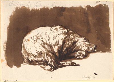 Kłamliwy niedźwiedź autorstwa Nicolai Abildgaard