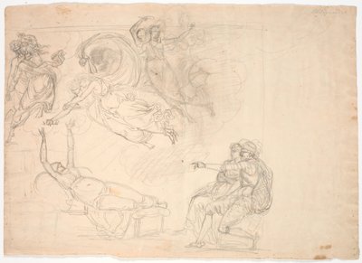 Scena z Henryka VIII Szekspira (Akt 4 Scena 2) autorstwa Nicolai Abildgaard