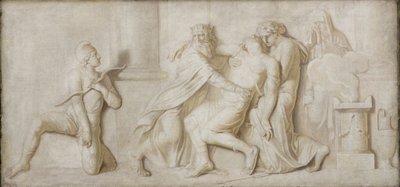 Śmierć Achillesa autorstwa Nicolai Abildgaard