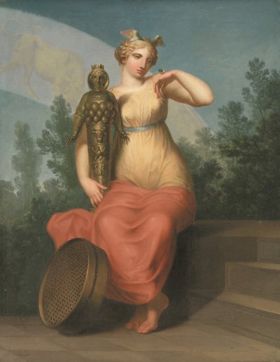 Filozofia. Figura alegoryczna, 1800. autorstwa Nicolai Abraham Abildgaard