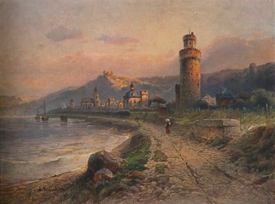 Oberwesel, 1923. autorstwa Nicolai Astudin