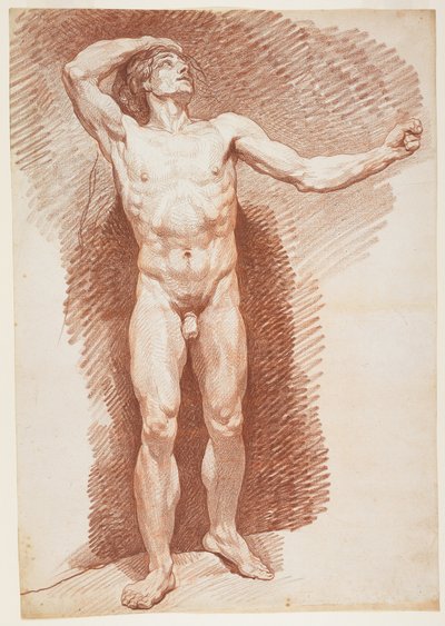 Stojący mężczyzna nago autorstwa Nicolas Bernard Lepicie