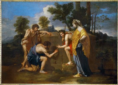 Arkadyjscy pasterze ... autorstwa Nicolas (attr.to) Poussin