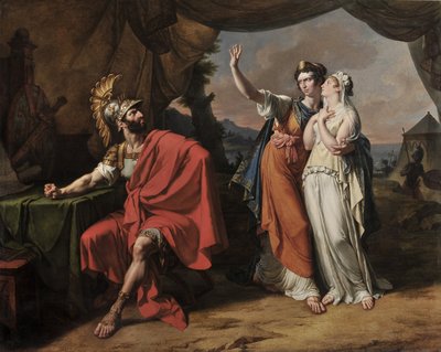 Ifigenia w Aulides autorstwa Nicolas Andre Monsiau