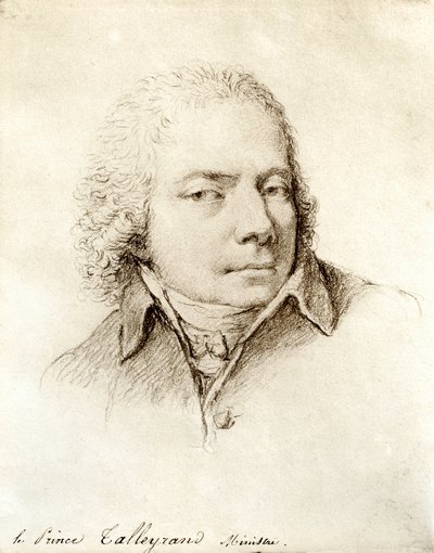 Portret francuskiego polityka Charlesa Maurice
