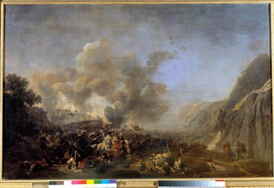 Kampania (wyprawa) egipska (1798-1801): „”Bitwa o Nazaret, 8.04.1799, zwycięstwo odniesione przez generała Jeana Andoche Junota (Jean-Andoche), księcia Abrantes (1771-1813)”” Obraz autorstwa Nicolas Taunay (1755-1830) XIX w. Nd. 0,92x1,39 m wersal, muza autorstwa Nicolas Antoine Taunay