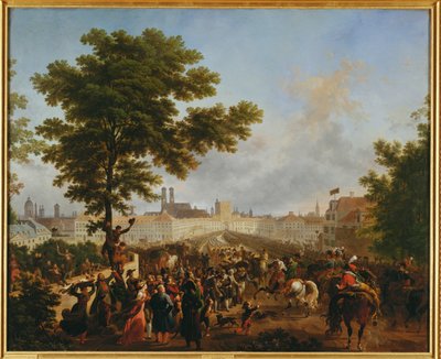 Napoleon I wkracza do Monachium 24 listopada 1805 r. autorstwa Nicolas Antoine Taunay