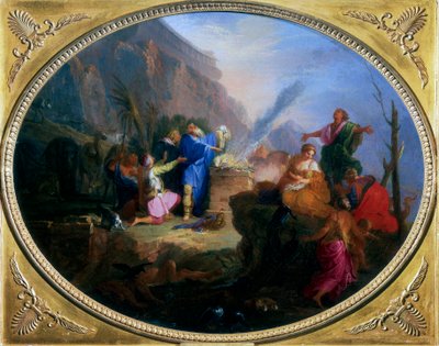 Ofiara Noego, c1688-1736 autorstwa Nicolas Bertin