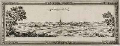 Moyenvic, Lotaryngia, 1631 autorstwa Nicolas Cochin