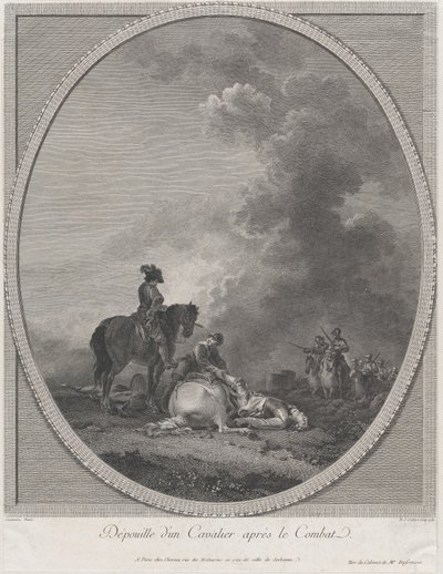 Zwłoki żołnierza po walce, 1781., 1781. autorstwa Nicolas Colibert