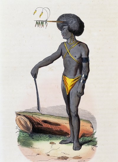 Papuasi z Porto Dory (Nowa Gwinea) autorstwa Nicolas Dally