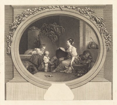 Więc proszę powiedz autorstwa Nicolas Delaunay after Jean Honoré Fragonard