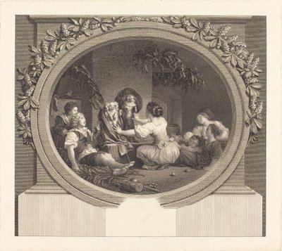 Edukacja jest wszystkim autorstwa Nicolas Delaunay after Jean Honoré Fragonard
