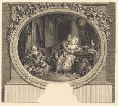 Wiejska błogość autorstwa Nicolas Delaunay after Sigmund Freudenberger