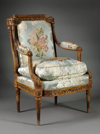 Fotel, ok.1785 (bukszpan) autorstwa Nicolas-Denis Delaisement