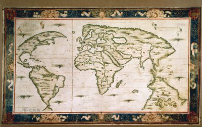 Planisphere autorstwa Nicolasa Desliens autorstwa Nicolas Desliens