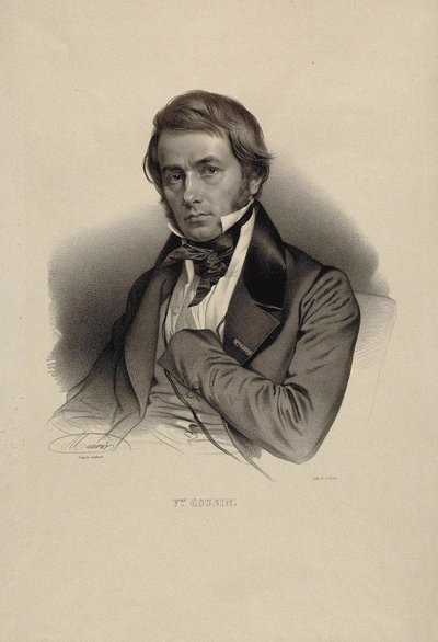 Portret filozofa Victora Cousina 1792-1867. autorstwa Nicolas Eustache Maurin