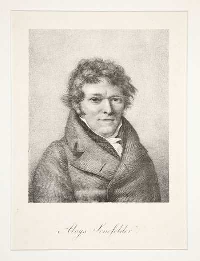 Portret Aloysa Senefeldera autorstwa Nicolas Henri Jacob
