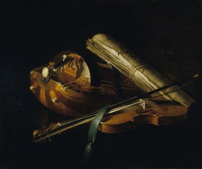 Instrumenty muzyczne autorstwa Nicolas Henri Jeaurat de Bertry