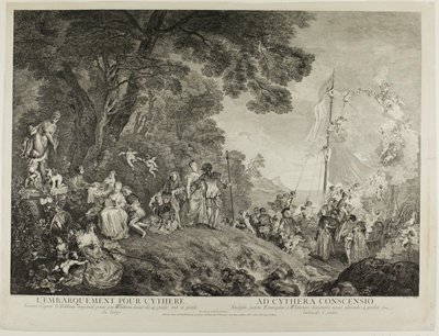 Pielgrzymka na wyspę Cythera autorstwa Nicolas Henri Tardieu