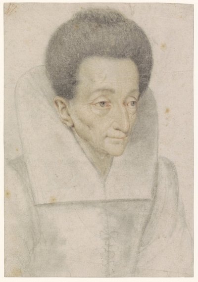 Portret starej kobiety autorstwa Nicolas Lagneau