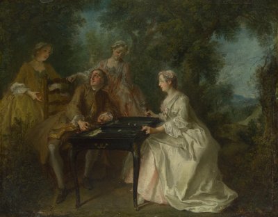 Cztery pory dnia: popołudnie, ok. godz. 1740 autorstwa Nicolas Lancret