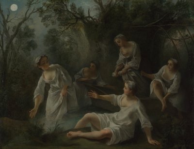 Cztery pory dnia: wieczór, ok. godz. 1740 autorstwa Nicolas Lancret