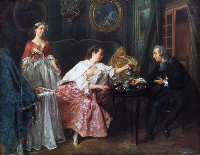 Cztery pory dnia: rano 1739 autorstwa Nicolas Lancret