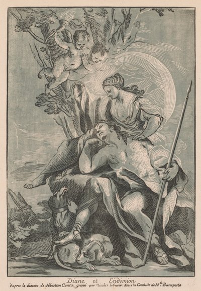 Diana i Endymion autorstwa Nicolas LeSueur