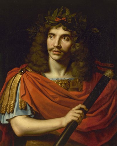 Molier w roli Juliusza Cezara w Śmierci Pompejusza Pierre