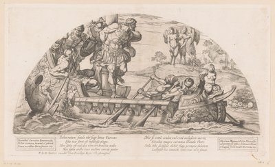 Odyseusz przeciwstawia się śpiewom syren Historie z Odysei (tytuł serii) autorstwa Nicolas Mignard